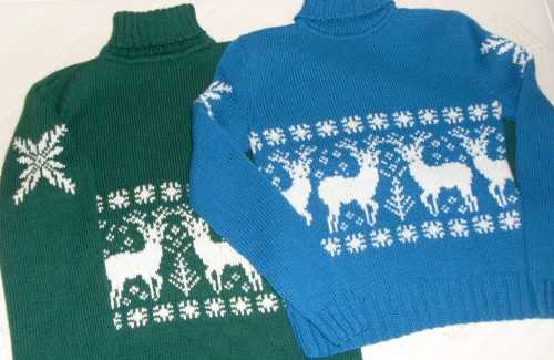 Мужской свитер с оленями спицами – 7 схем с описанием вязания и мк видео