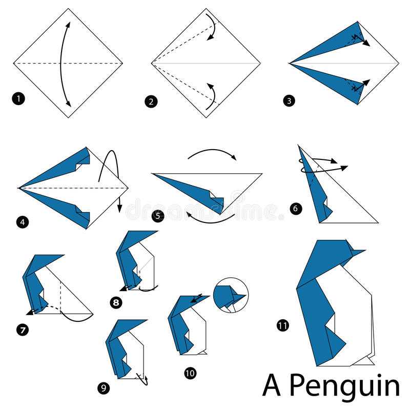 Пингвин аппликация в фото и видео уроках