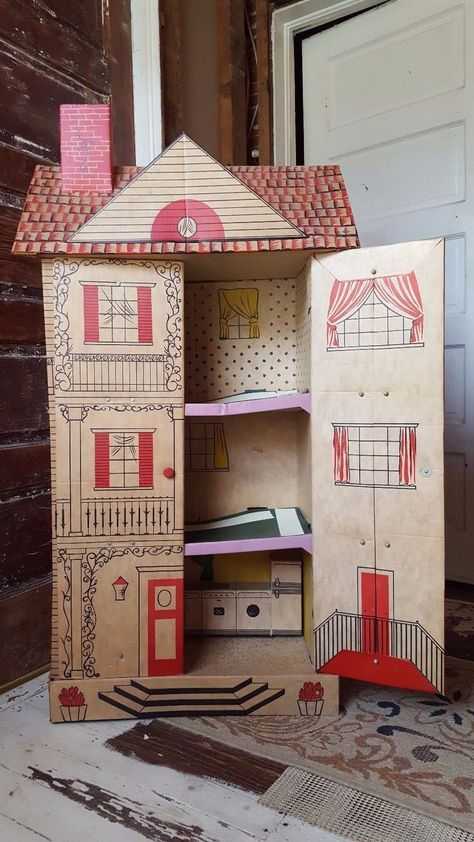 Кукольный домик своими руками (112 фото) - создание домика с мебелью из фанеры, картонной коробки, бумаги и фетра