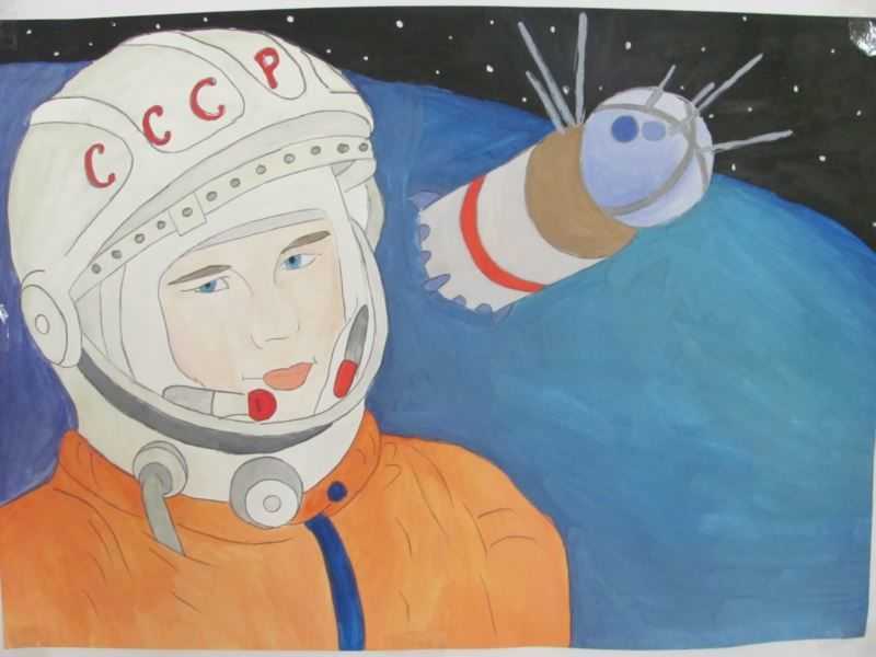 Рисунок на день космонавтики: как нарисовать космос и ракету в школу и садик карандашом | все о рукоделии