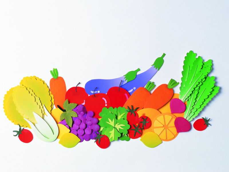 Аппликация фрукты и овощи - 74 фото идеи аппликаций для детей