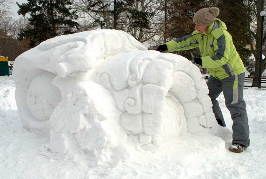 Снежные скульптуры — больше 100 фото