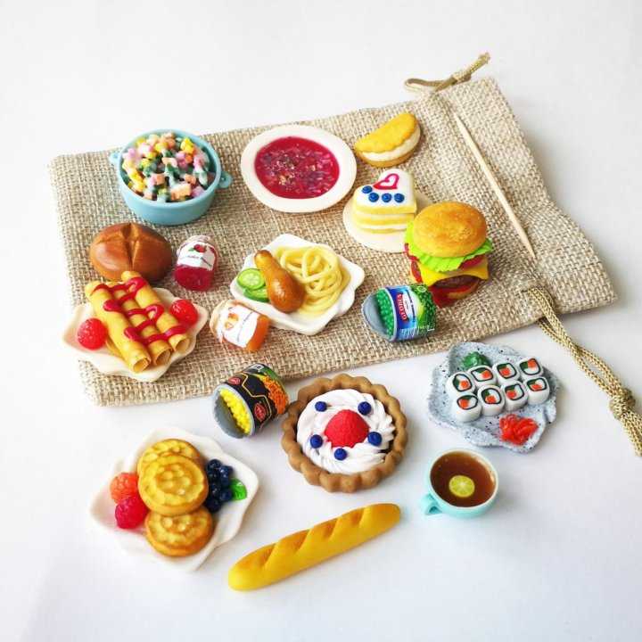 Еда для кукол из пластилина: своими руками лепим кукольную еду, фрукты, овощи, пирожные и мороженое