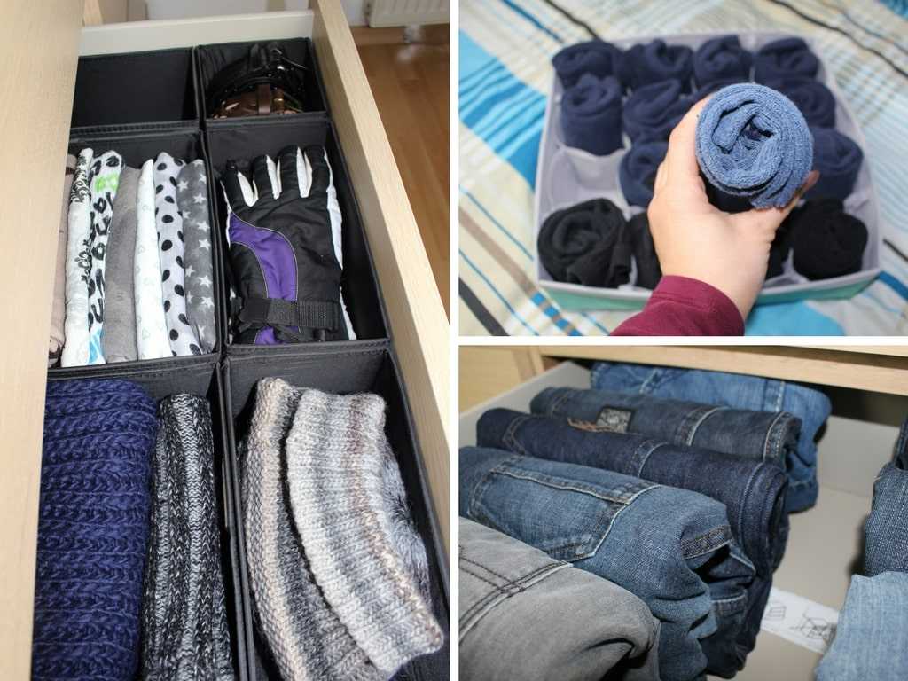 Как организовать правильное хранение вещей в шкафу: советы, фото