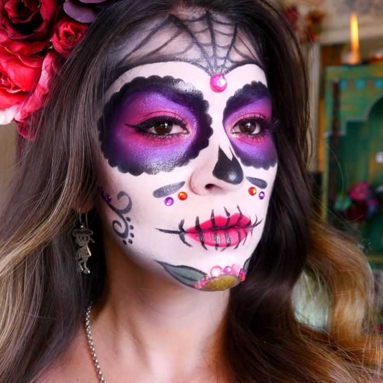 Как раскрасить лицо на хэллоуин 2016 в домашних условиях, фото