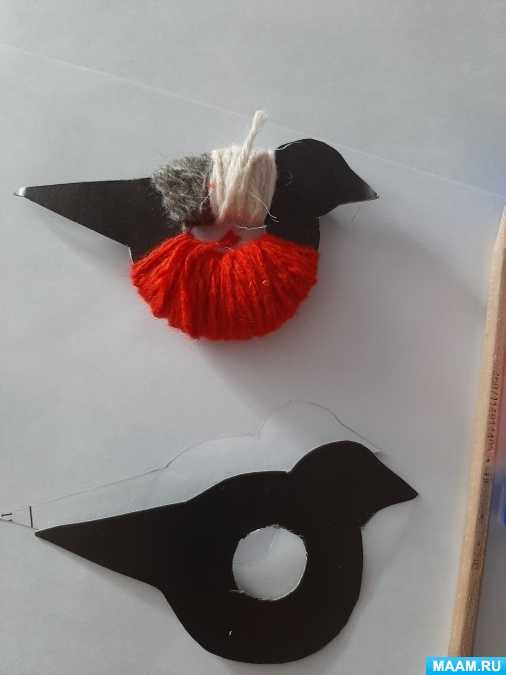 Аппликация снегирь из бумаги; как сделать своими руками оригами из картона и цветной бумаги, распечатать шаблоны для вырезания - схемы для средней и подготовительной группы