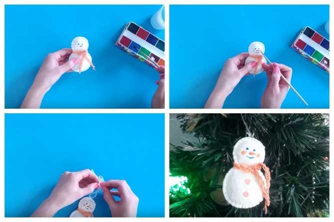 Снеговик своими руками из подручных материалов: новогодние мастер-классы с фото и видео