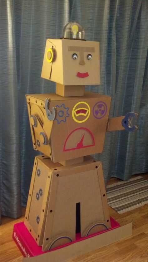 Поделка робот: своими руками из бумаги и спичек. 120 фото идей и новинок. учимся делать робота в домашних условиях