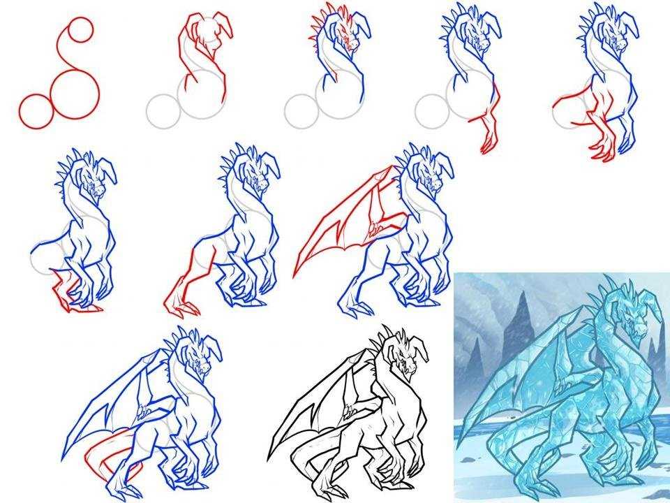Как рисовать беззубика поэтапно (how to train your dragon 2) • makusha