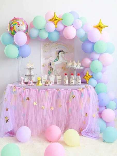 Как организовать сказочный день рождения ребенка в стиле единорога