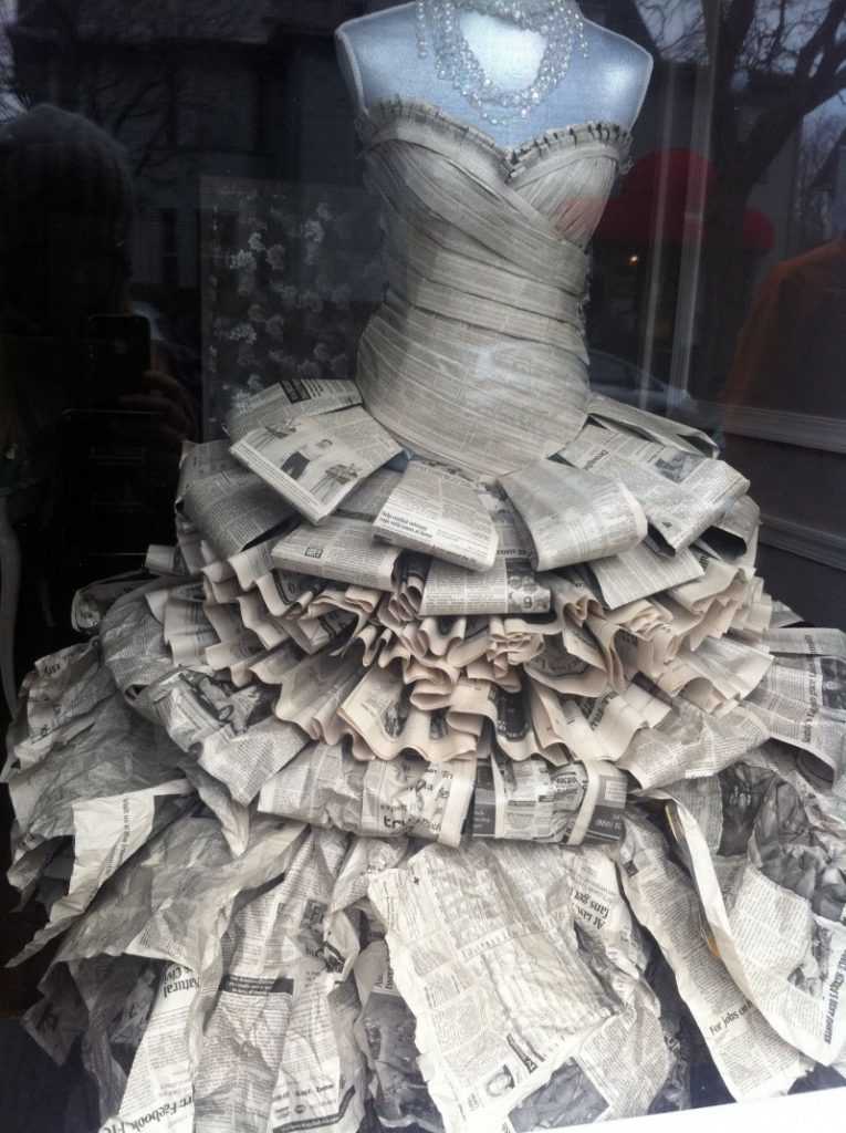 Платье из газет своими руками: создание бумажного наряда. платье из газет своими руками: поэтапный мастер-класс с фото