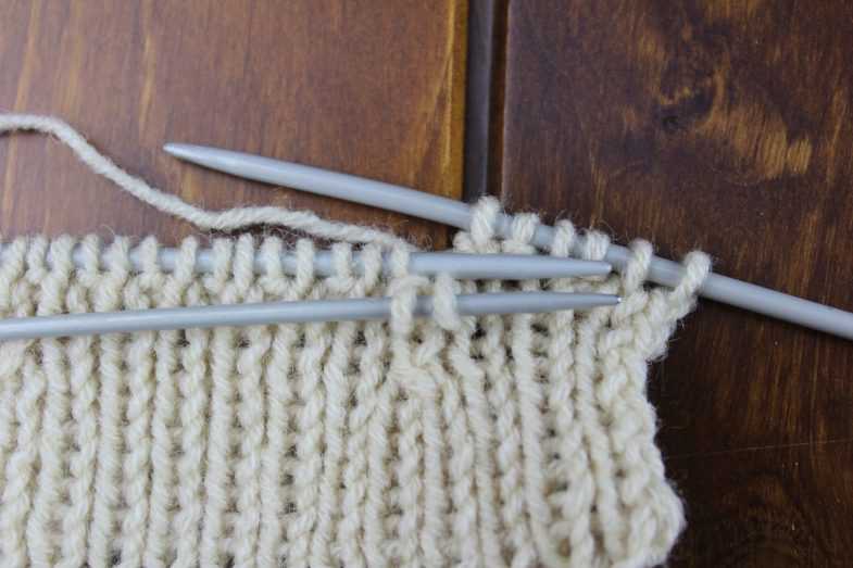 Незаметный столбик с накидом для вязания по кругу - вязание - страна мам