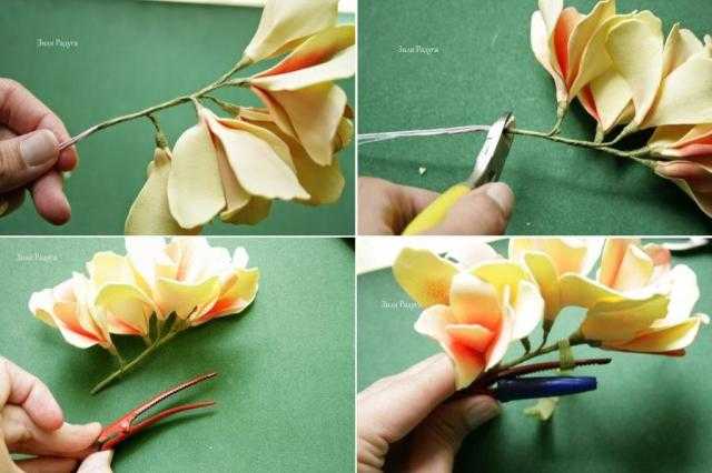 Цветы из фоамирана своими руками: 95 фото и видео мастер-класс создания искусственных цветов