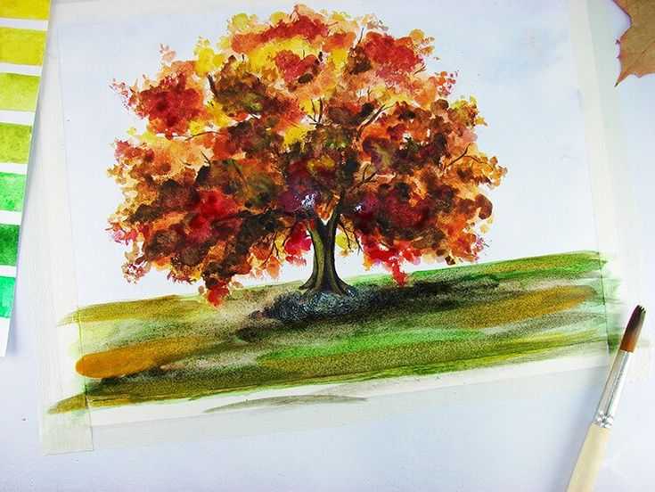 Конспект нод по рисованию (печать листьями деревьев) в старшей группе «разноцветная осень». воспитателям детских садов, школьным учителям и педагогам - маам.ру
