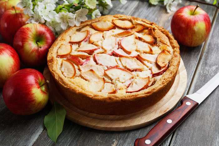Пп шарлотка с яблоками — 3 варианта рецепта