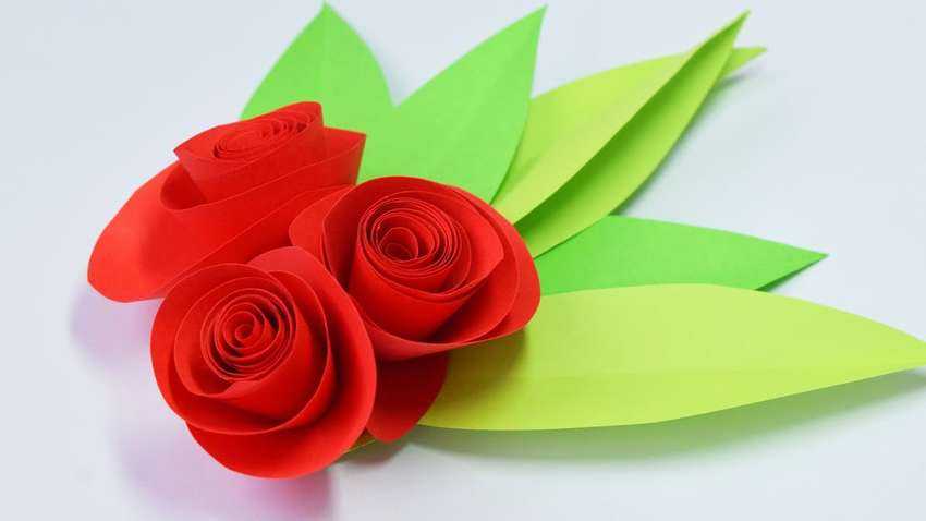 Цветок из бумаги своими руками для детей от 3-х лет и старше