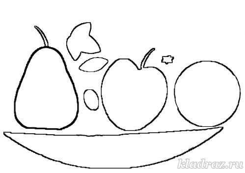 Конспект нод по аппликации в подготовительной группе «ваза с фруктами». воспитателям детских садов, школьным учителям и педагогам - маам.ру