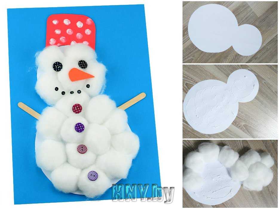 ᐉ снеговик из ватных дисков своими руками. самодельный новогодний снеговик из ваты — мастер-класс с фото. для этого потребуется - master-servise777.ru
