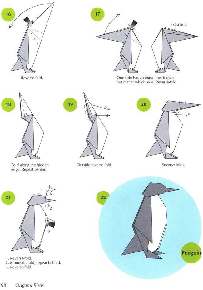 Как сделать пингвина из бумаги, оригами, схемы, мастер класс / игрушки своими руками, выкройки, видео, мк