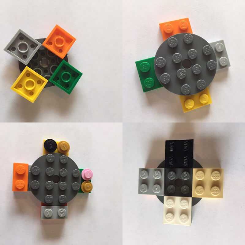 Как сделать спиннер из lego