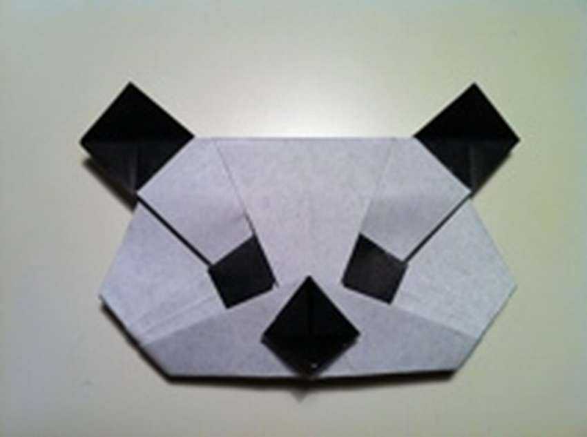 Модульное оригами панда. схема сборки. пошаговые фото для начинающих