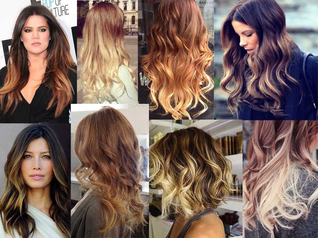 Покраска волос амбре: фото различных стилей на длинные, средние и короткие волосы