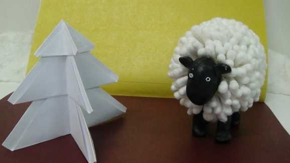 Как сделать овечек из пластилина