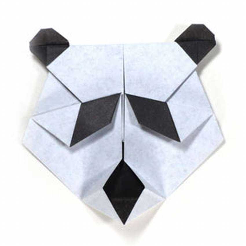 Изготовление панды методом оригами. пошаговая инструкция с фото