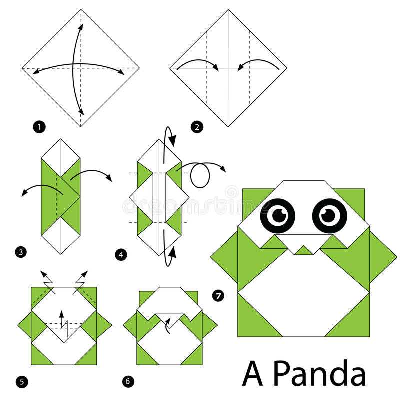 Панда-оригами