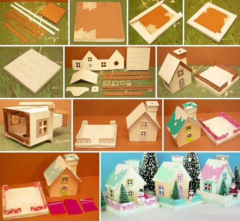 Поделка домик (104 фото) - легкие инструкции создания домика из бумаги, картона, спичек, природного материала