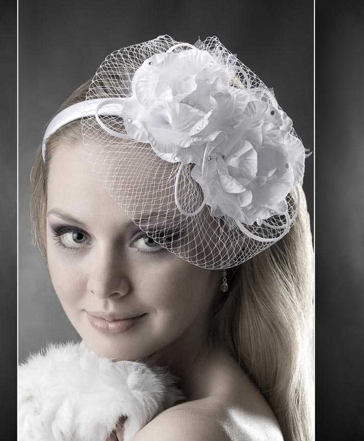 Вуалетка: мастер-класс стильной шляпки своими руками, элегантный цветок из вуали, ажурный ободок для девочки