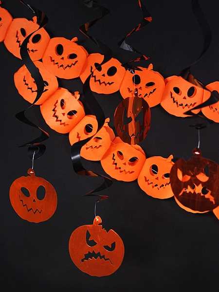 Тыква из бумаги на хэллоуин своими руками - трафарет и шаблон