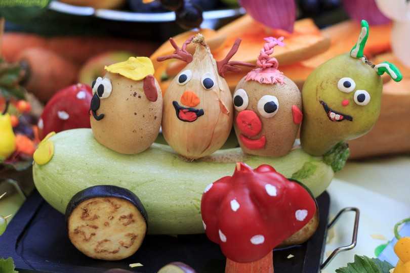Осенние поделки из овощей и фруктов на выставку своими руками, мастер-классы