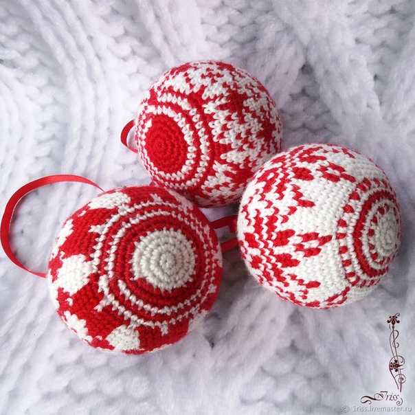 Третьяковская галерея. handmade: вязаные новогодние шары