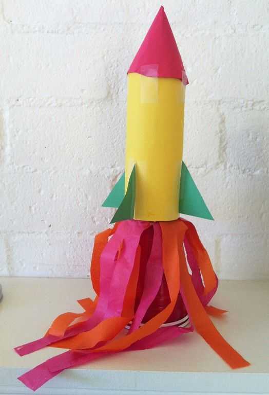 Ракета из пластилина - коробочка идей и мастер-классов