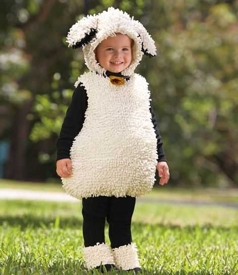 Детский костюм овечки своими руками: мастер-класс