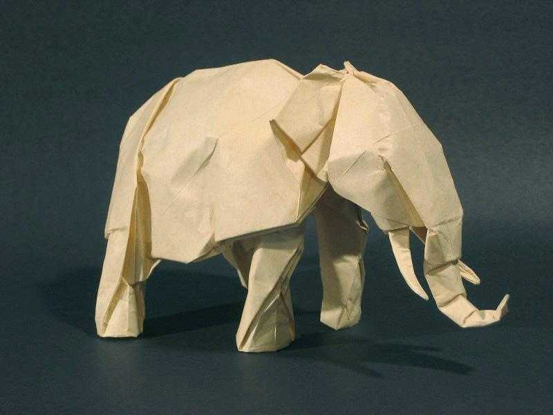 Слоник из бумаги