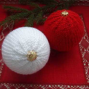 Как связать новогодний шар крючком: простые и красивые шары на елку связанные крючком
