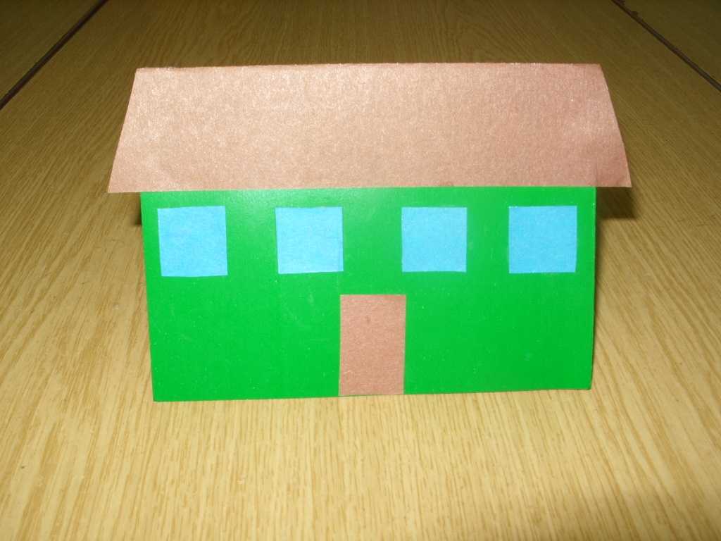 Макет модель мастер-класс моделирование конструирование макет загородного дома бумага картон
