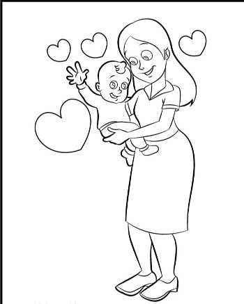Как нарисовать маму с ребенком красиво и легко поэтапно своими руками для детей 8-9 лет. что нарисовать маме на день рождения, день матери и просто так - открытку