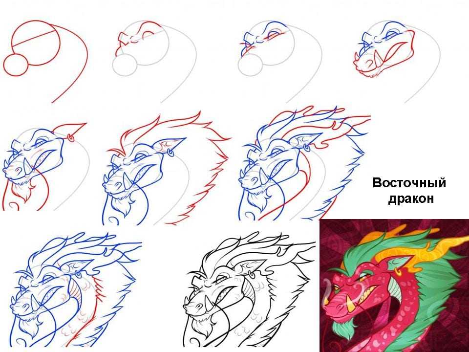 Как нарисовать дракона своими руками: пошаговое описание для ребенка. учимся рисовать дракона по клеточкам карандашом