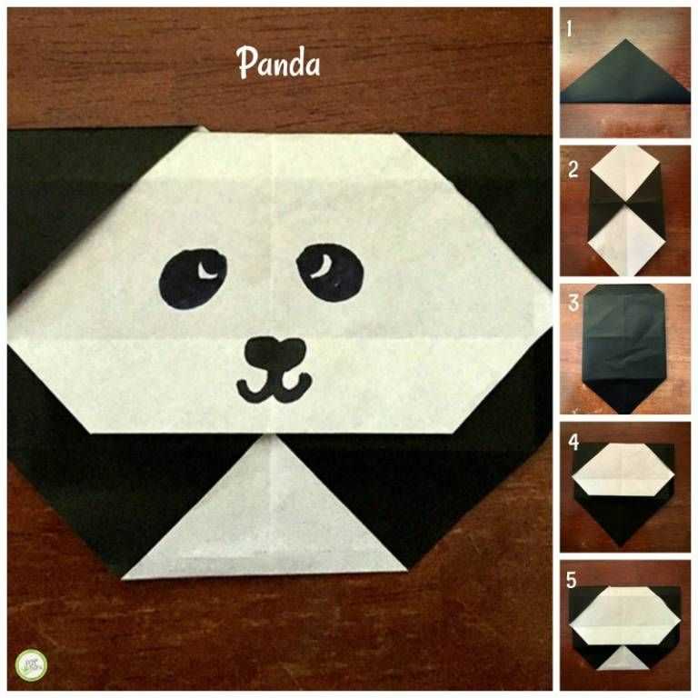 Модульное оригами панда. пошаговая инструкция с фото