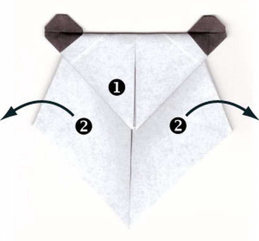 Мастер-класс по сборке панды-оригами из бумаги