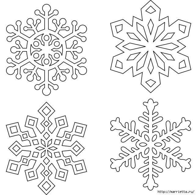 Как сделать снежинки поэтапно — урок по созданию красивых снежинок из бумаги, схемы, фото, шаблоны с инструкцией для начинающих