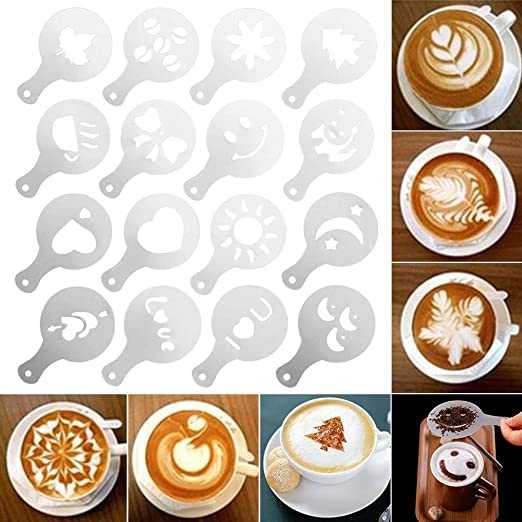 5 советов по использованию трафаретов для рисования на кофе