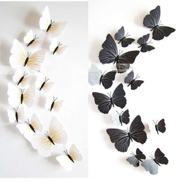 Создаем весеннее настроение в доме: украшения в виде бабочек на стене своими руками
