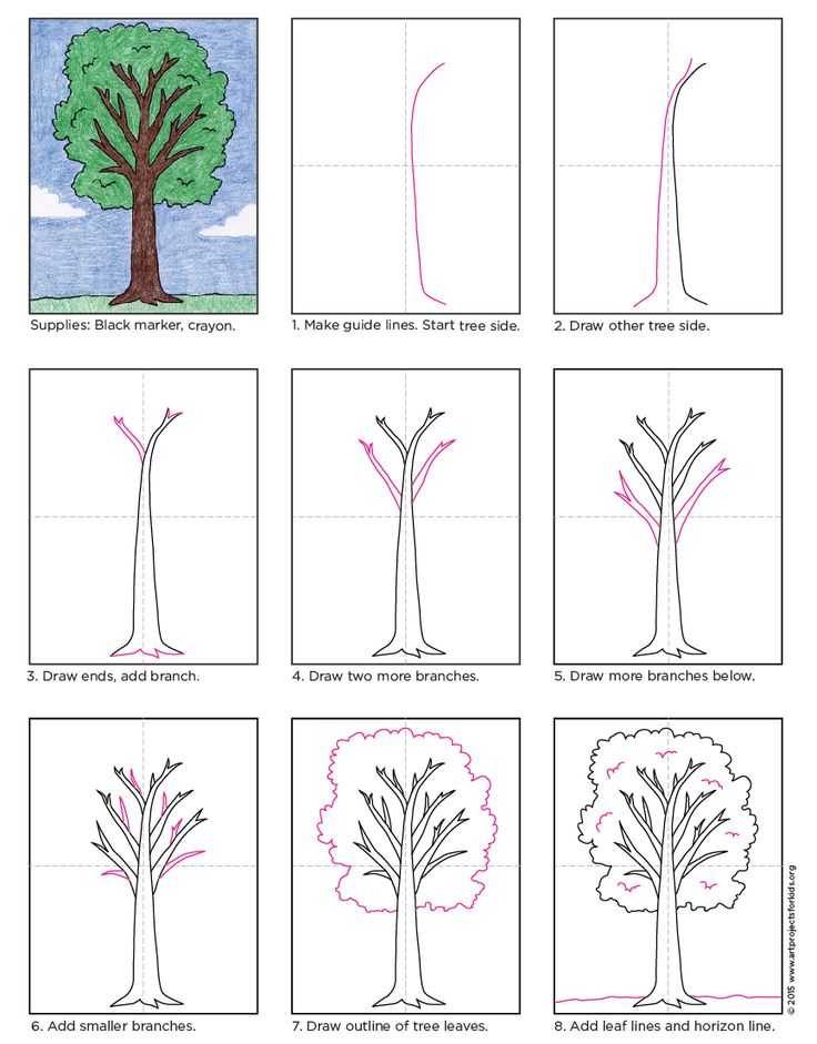 Как нарисовать семейное дерево: как составить, учимся рисовать в разных техниках легко и просто для школы